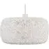 Round Pendant Shade - White, Rattan