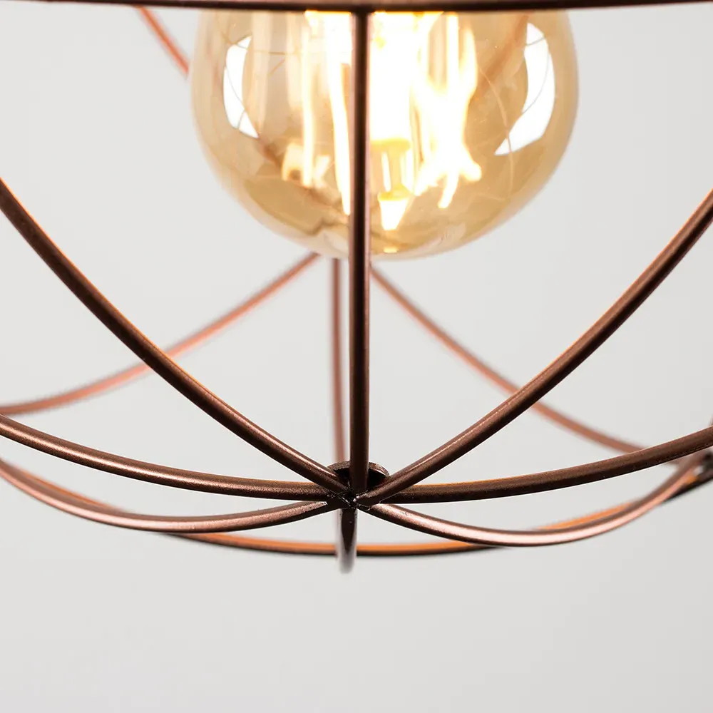 Rutherford Atom Pendant Lamp Shade - Copper, Metal