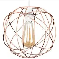 Rutherford Atom Pendant Lamp Shade - Copper, Metal