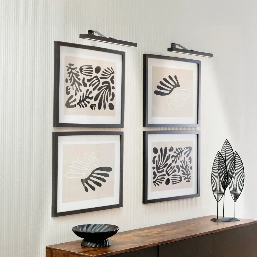 Ryle Rechargeable Wall Light with Remote - Matte Black