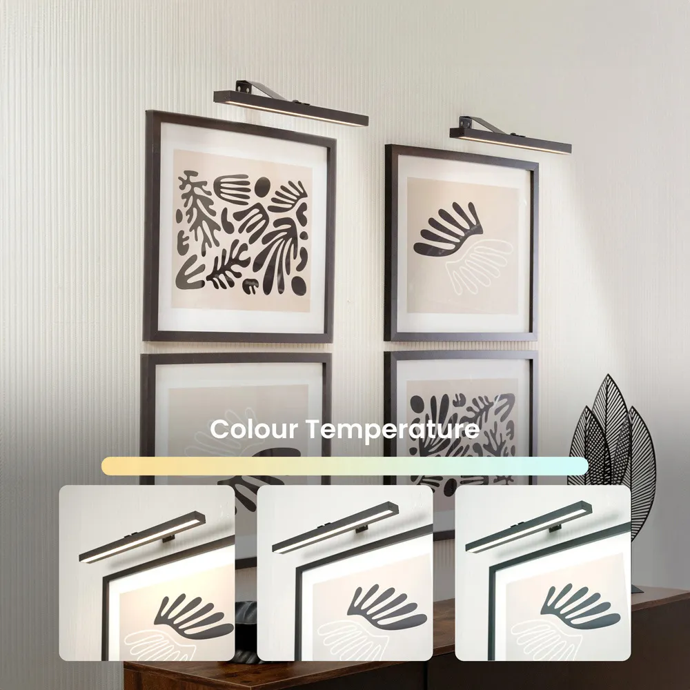 Ryle Rechargeable Wall Light with Remote - Matte Black