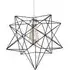 Sadira Star Pendant Lamp Shade - Black, Wire