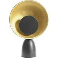 Saffy LED Table Lamp with Two Disc Shade - Black