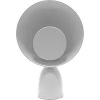 Saffy LED Table Lamp with Two Disc Shade - Grey