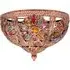 Samia Moroccan Uplighter Lamp Shade - Bronze, Multi