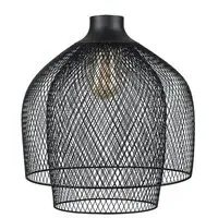 Sigmund 2 Tier Mesh Pendant Shade - Black
