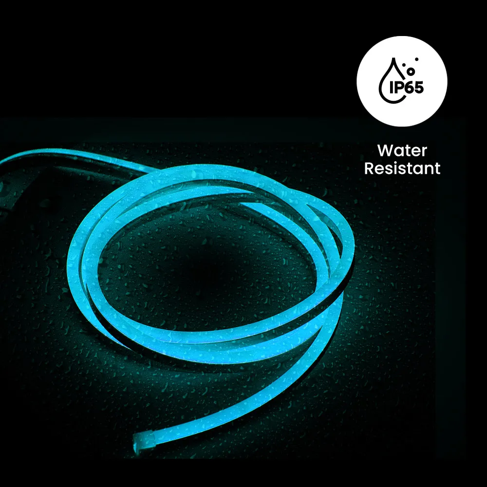 Smart App-Control Music Sync Neon Rope Light Kit 5m - White