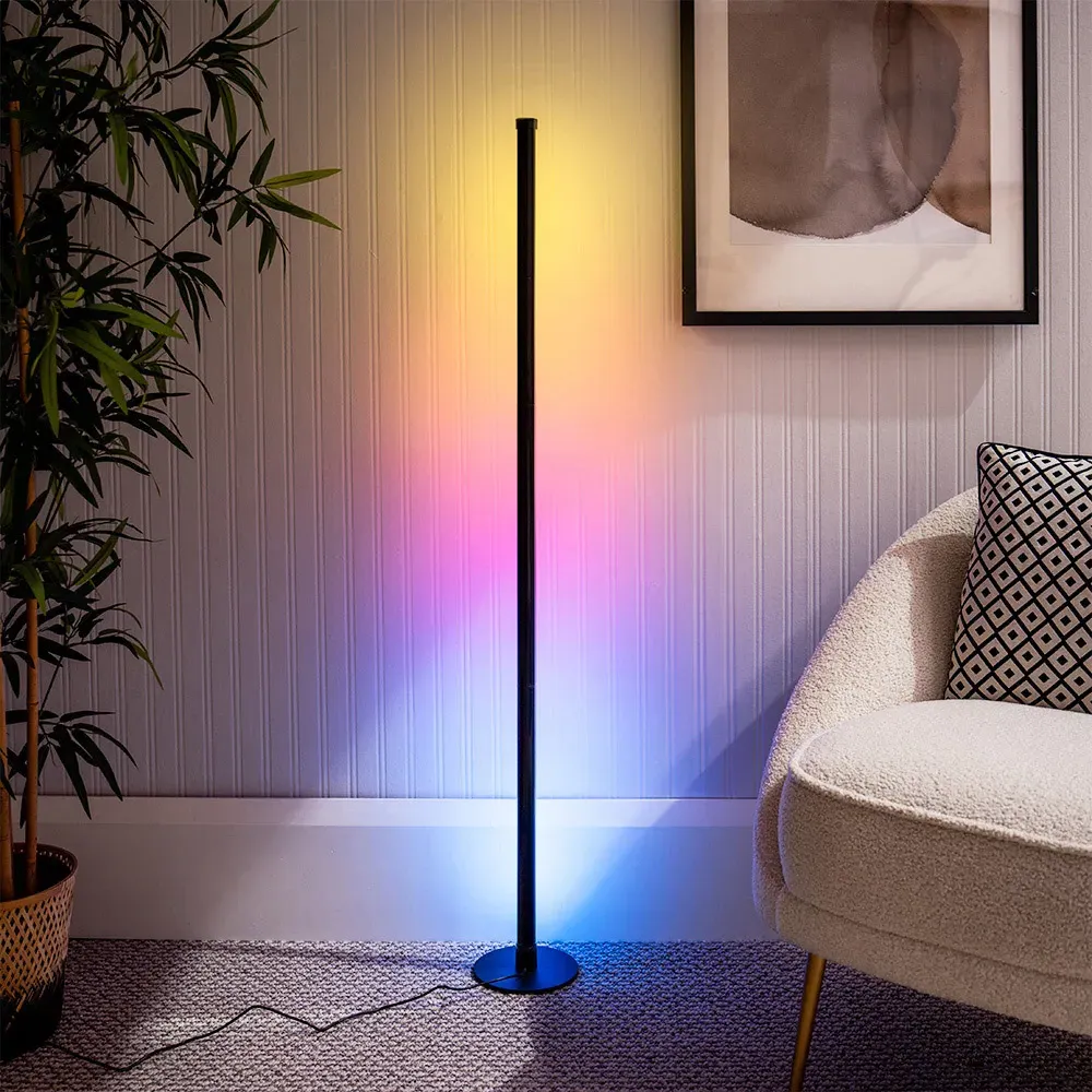 Smart App-Control RGBIC Floor Lamp - Black