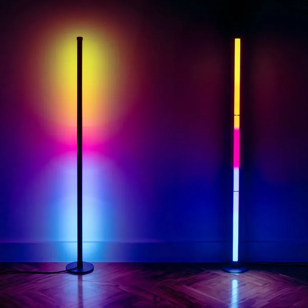 Smart App-Control RGBIC Floor Lamp - Black