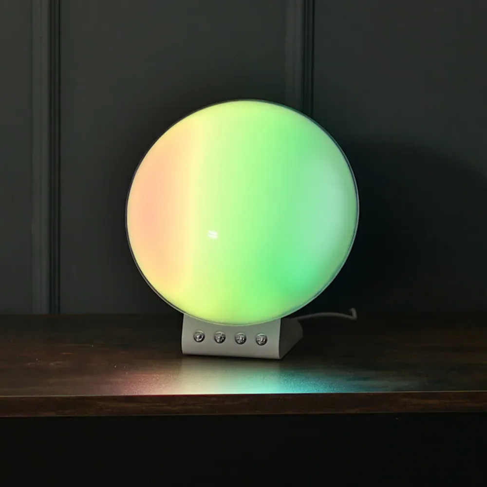 Smart Sunrise Alarm Clock Table Lamp - White