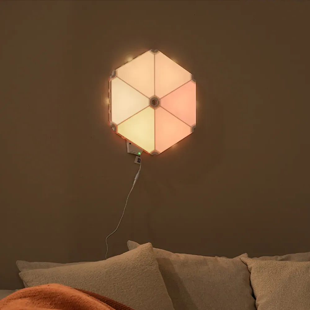 Smart Triangle Wall Gaming Light Kit - White