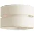 Sophia 2 Tier Ceiling Drum Lamp Shade - Cream, Linen