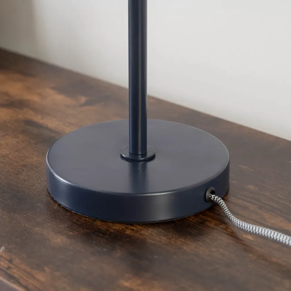 Stassi Mushroom Dome LED Table Lamp - Dark Navy