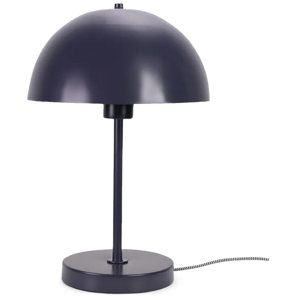 Stassi Mushroom Dome LED Table Lamp - Dark Navy