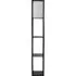 Struttura 3 Shelf Floor Lamp with Storage - Black