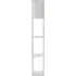 Struttura 3 Shelf Floor Lamp with Storage - White