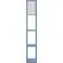 Struttura Shelving Unit Floor Lamp with Bulb - Blue, Fabric