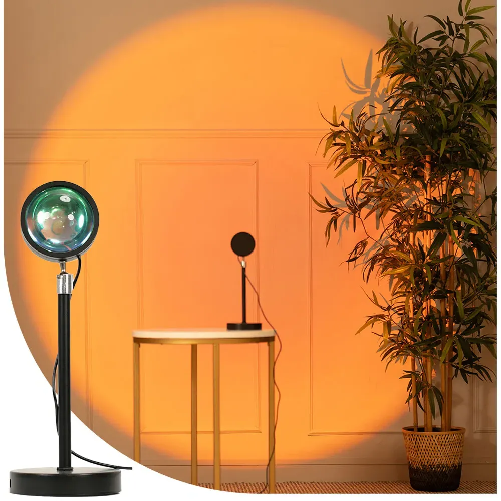 Sunset Projector Table Lamp - Black