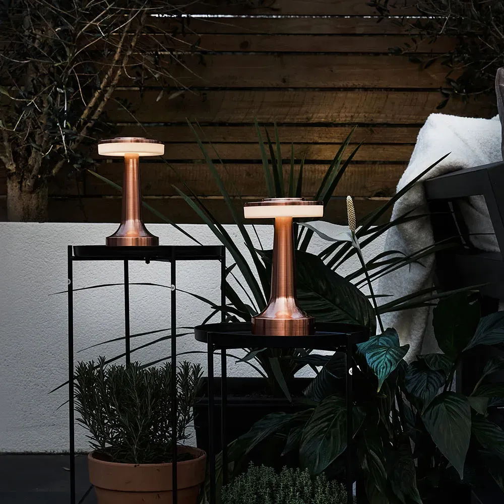 Talence 2 Pack LED Table Lamp - Copper