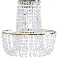 Tegan Jewel Droplet Pendant Lamp Shade - Gold