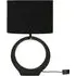 Tia Loop LED Table Lamp - Black, Ceramic