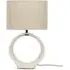 Tia Loop LED Table Lamp - Cream, Ceramic