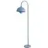 Tilly Arched Dome Shade Metal LED Floor Lamp - Blue