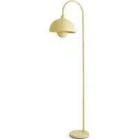 Tilly Arched Dome Shade Metal LED Floor Lamp - Yellow