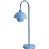 Tilly Arched Dome Shade Metal LED Table Lamp - Blue