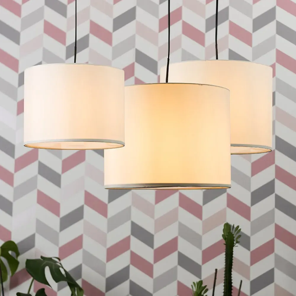 Torbery Nesting Ceiling Light Shade 3 Pack - Cream