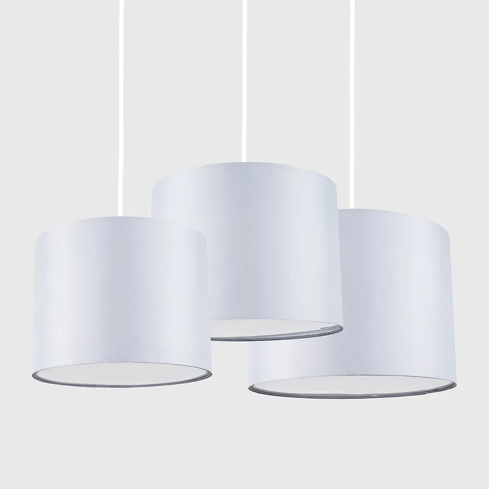 Torbery Nesting Ceiling Light Shade 3 Pack - Grey