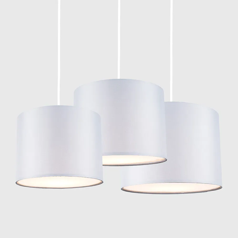 Torbery Nesting Ceiling Light Shade 3 Pack - Grey