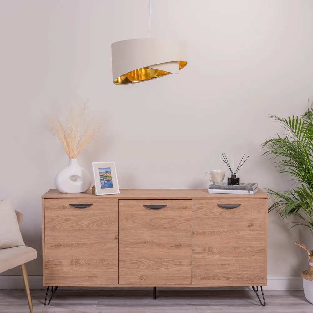 Trekan Pendant Lamp Shade - Mink, Fabric