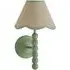 Trim Scallop Shade Bobbin LED Wall Light with Bulb - Green