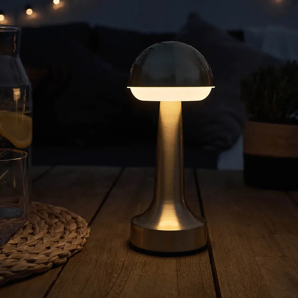 Troy 2 Pack LED Table Lamp - Satin Brass