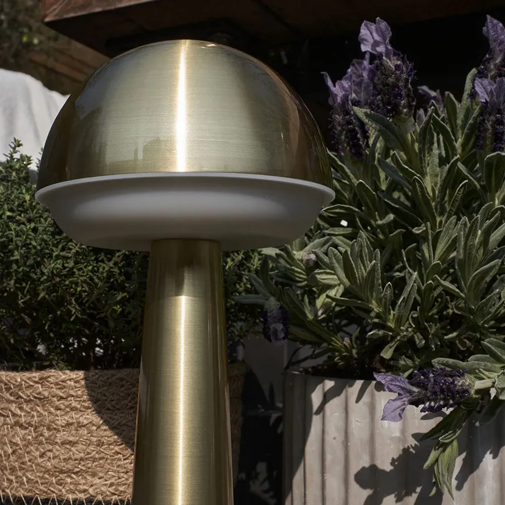 Troy 2 Pack LED Table Lamp - Satin Brass