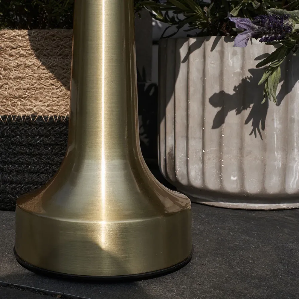 Troy 2 Pack LED Table Lamp - Satin Brass