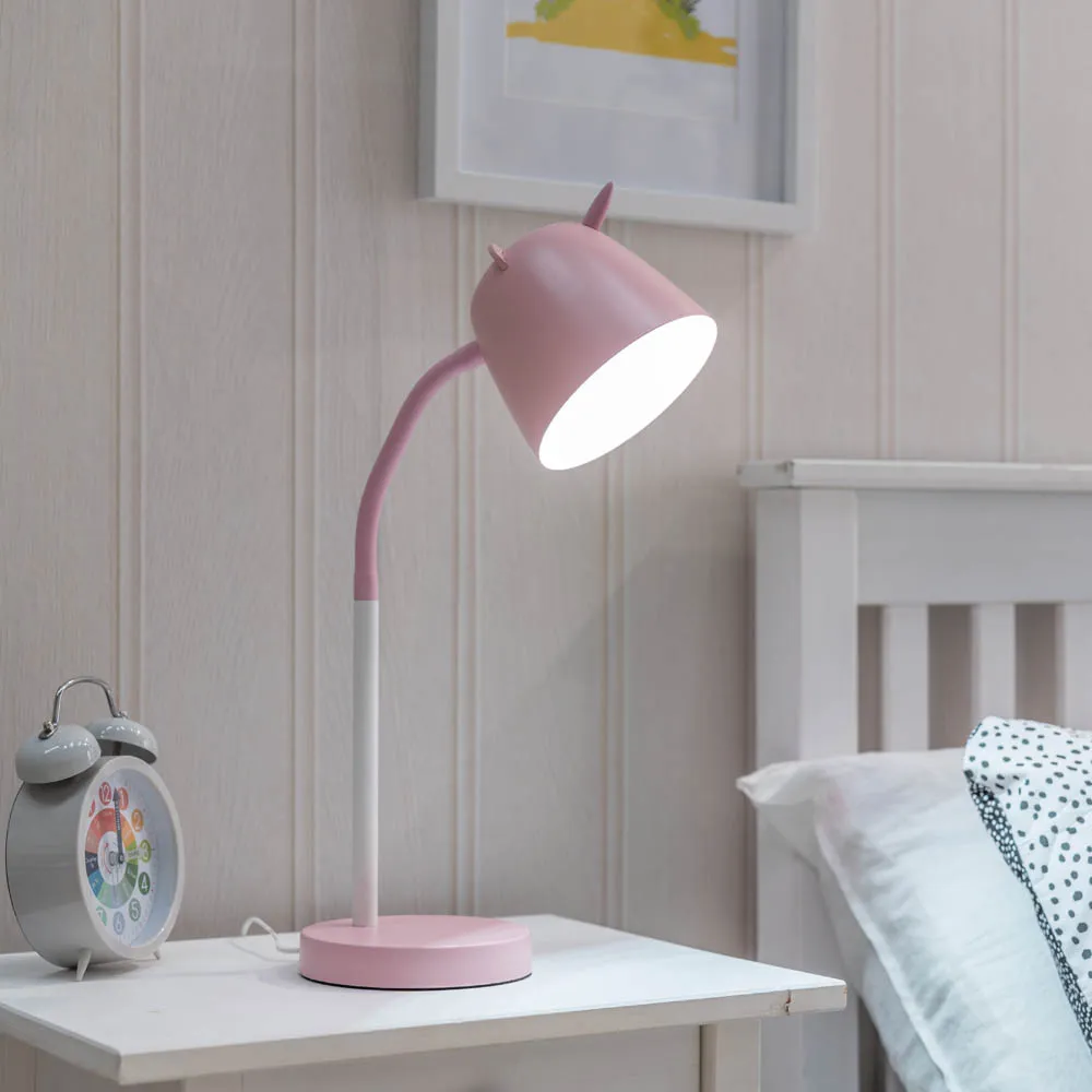 Unicorn LED Desk Lamp - Pink