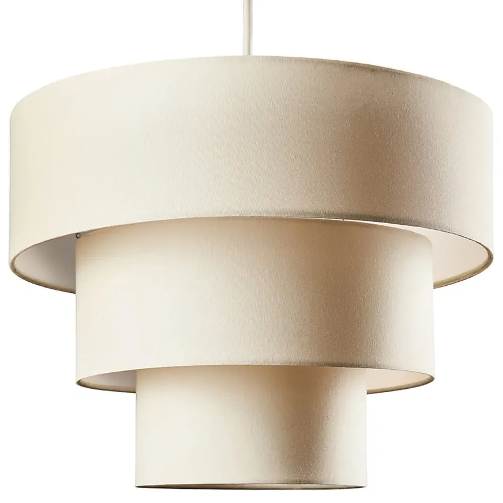 Vermont 3 Tier Pendant Lamp Shade - Cream
