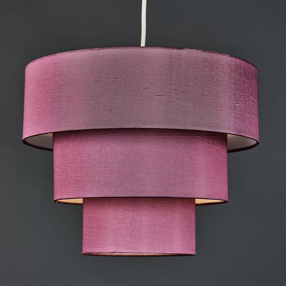 Vermont 3 Tier Pendant Lamp Shade - Purple
