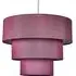 Vermont 3 Tier Pendant Lamp Shade - Purple