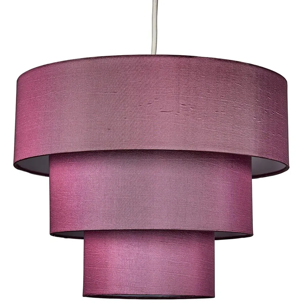 Vermont 3 Tier Pendant Lamp Shade - Purple image