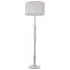 Victoria Drum Shade Floor Lamp - Grey, Wood