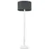 Victoria Drum Shade Floor Lamp - White, Wood
