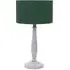Victoria Table Lamp - Green, Grey Wood