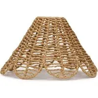 Vine Rattan Flower Pendant Lamp Shade - Cream