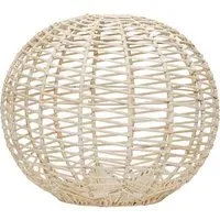 Vine Rattan Sphere Pendant Lamp Shade - Cream
