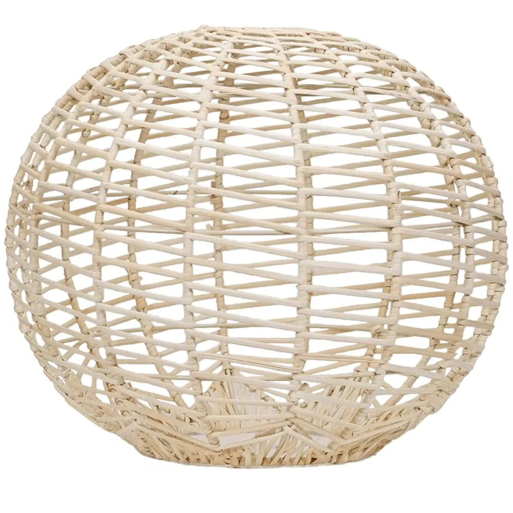 Vine Rattan Sphere Pendant Lamp Shade - Cream