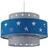 Weaver Star Tiered Ceiling Lamp Shade - Blue, Fabric