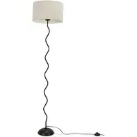 Wiggle Floor Lamp - Cream, Metal